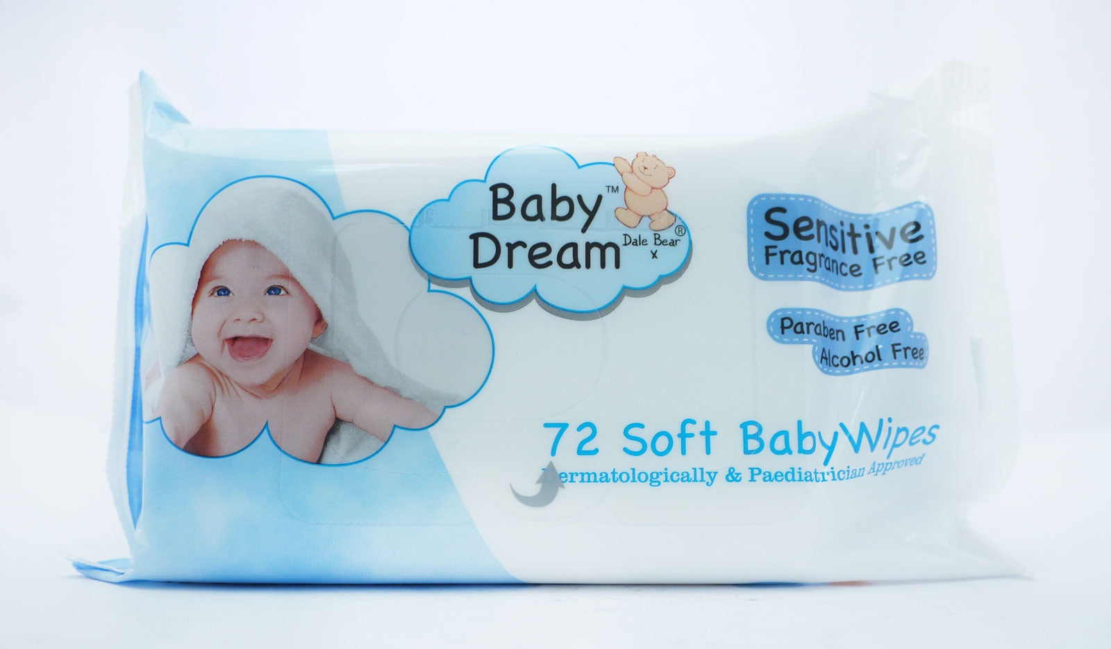 Baby Dream Wipes Sensitive 72 pk*