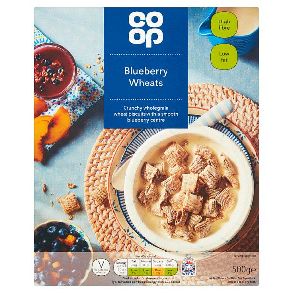 Co-op Blueberry Fruit Wheats 500g