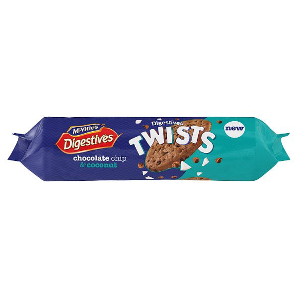 McVities Dig Twists Coconut & Chocolate Chip 276g