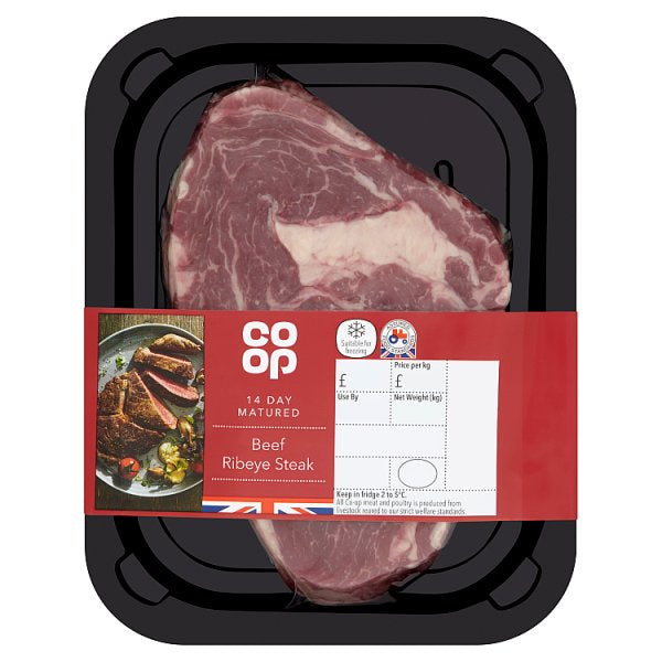 Co-op British Beef Ribeye Steak