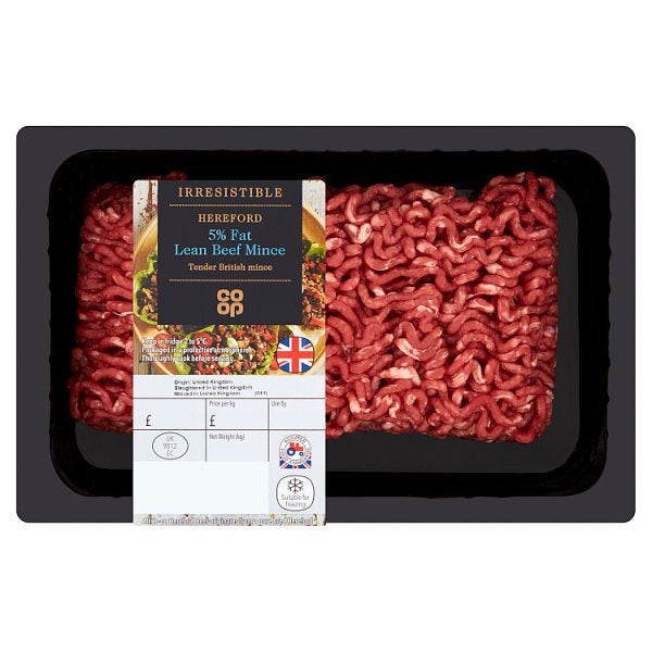 Co-op 5% Fat Lean Beef steak  Mince 450g