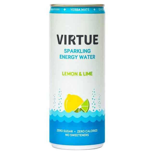 Virtue Sparkling Energy Water 250ml Lemon & Lime*