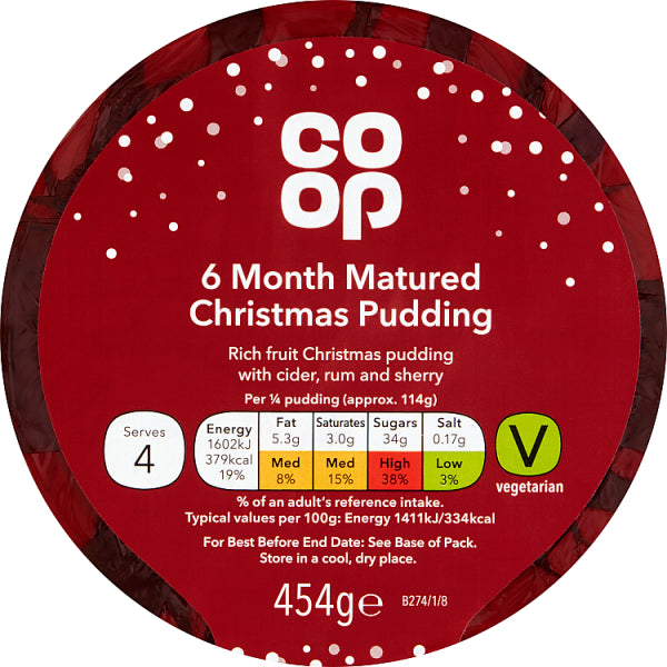 Co-op Rich Fruit Christmas Pudding