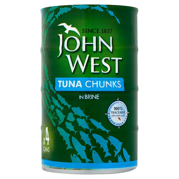John West Tuna Chunks in Brine 4x145g#