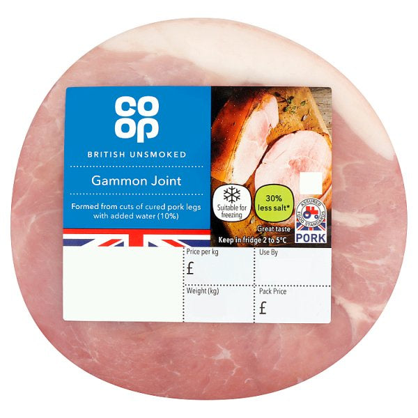 Co-op Gammon Joint Unsmoked £7.50 per kg