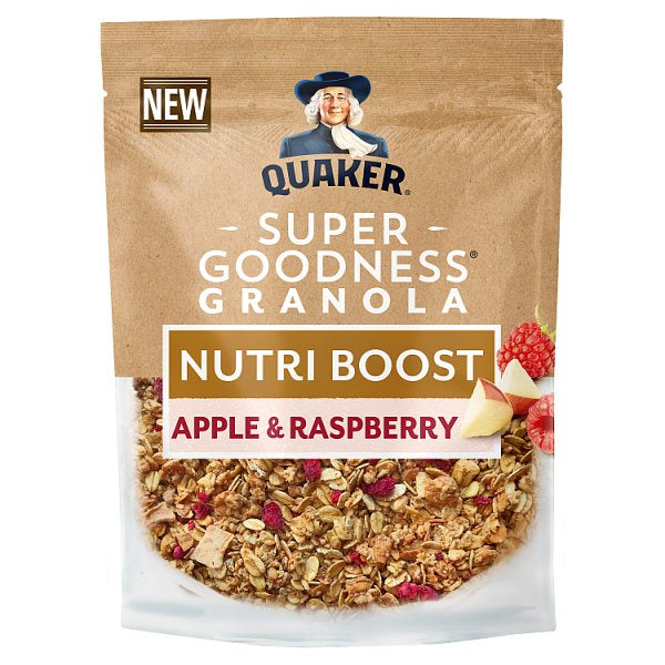 Quaker Super Boost Granola Raspberry & Apple 400g