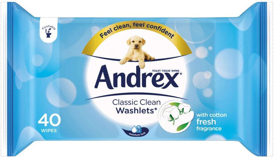 Andrex Washlets Classic Clean Cotton Fresh (36)*