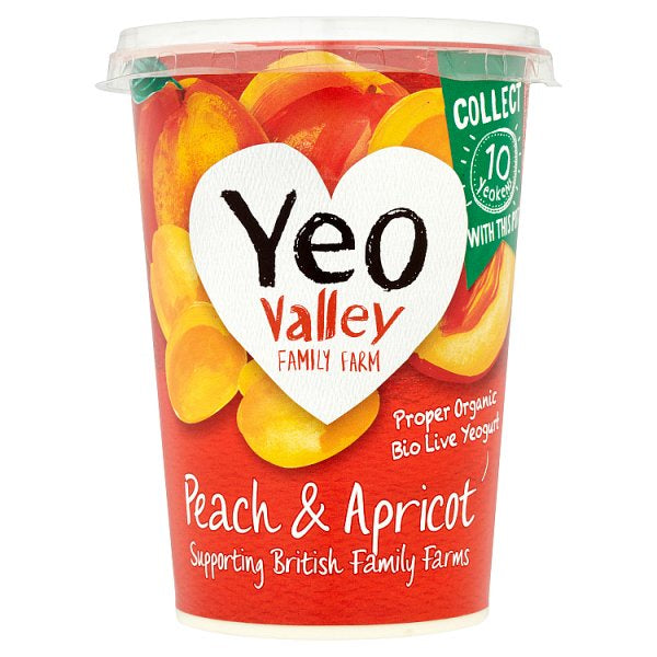 Yeo Valley Organic Peach & Apricot Yogurt 450g