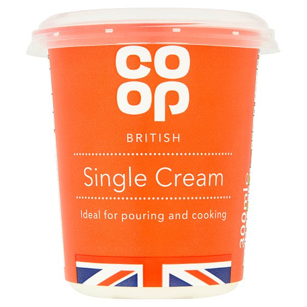 Co-op Single Cream 300ml