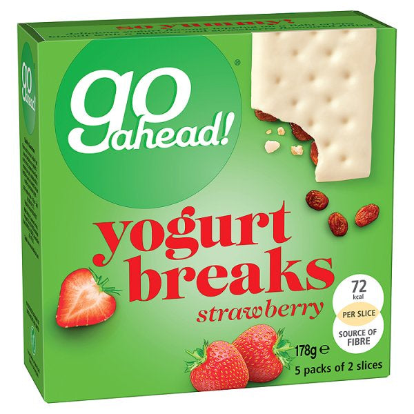 Go Ahead Strawberry Yoghurt Breaks 5pk