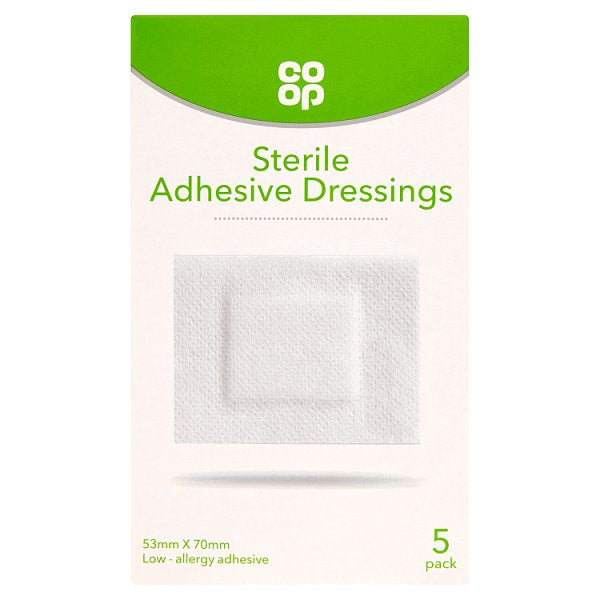 Co op Self Adhesive Dressing 5pk *