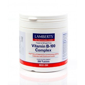 H01-8032/200 Lamberts Vitamin B-100 Complex - Extra High Strength*
