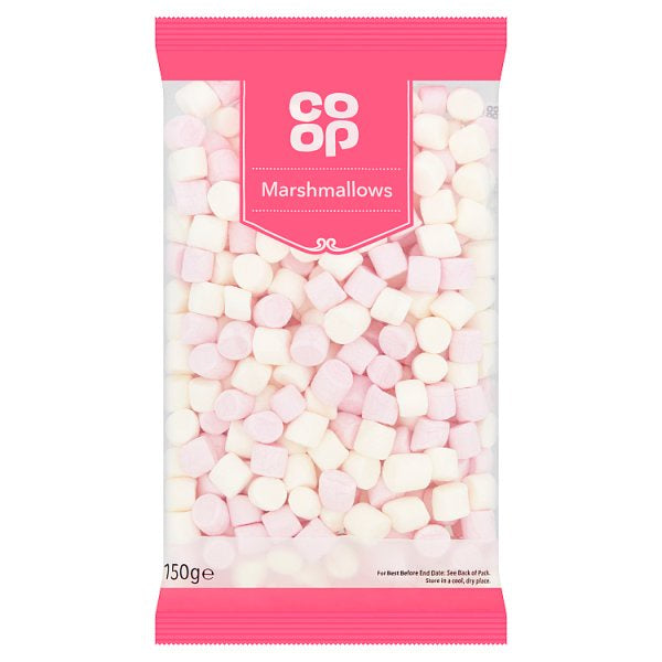 Co-op Pink & White Mini Marshmallows 150g