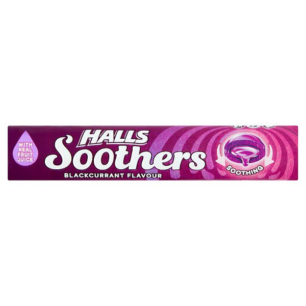 Halls Soothers Blackcurrant 45g *