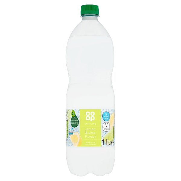 Co-Op Lemon & Lime Sparkling Spring Water 1L*