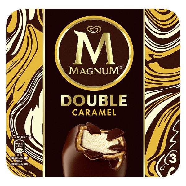 Walls Magnum Double Caramel 3 pk *#