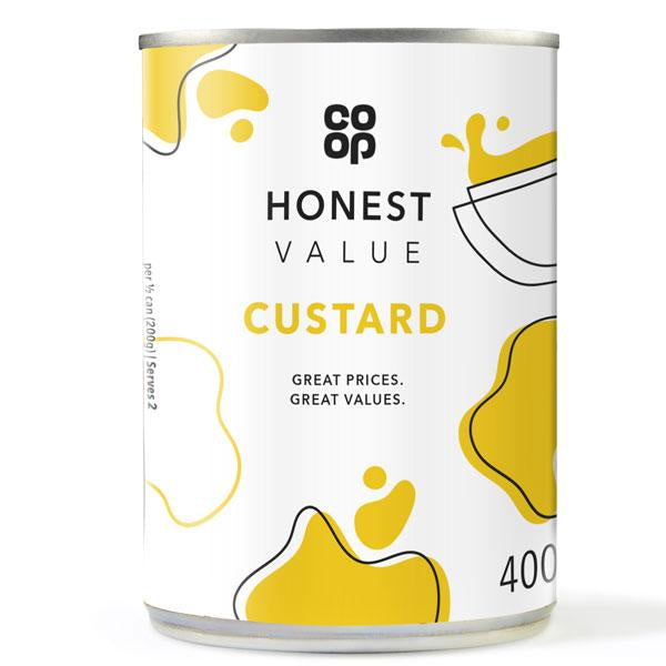 Co-op Honest value Canned Custard 400g