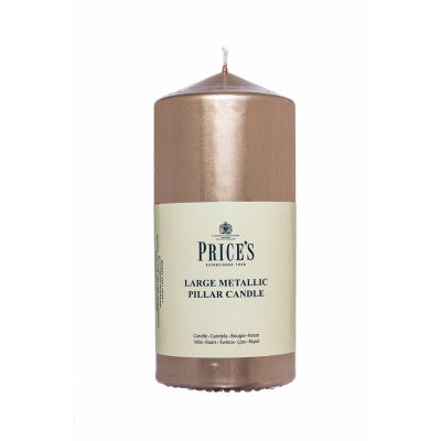 Prices Pillar Candle Gold 6"*