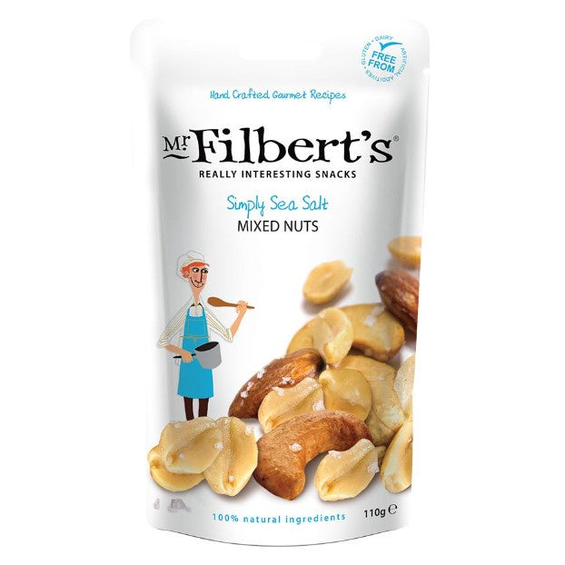 Mr Filbert's Simply Sea Salt Mixed Nuts 110g*