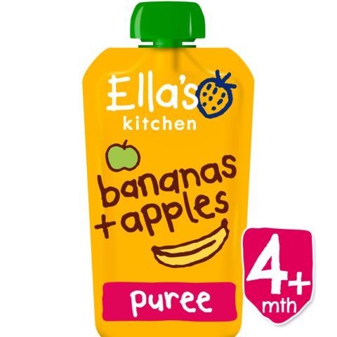 Ella's Kitchen Organic Apple & Banana 7M