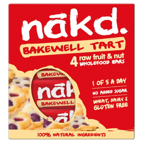 Nakd Bars Bakewell tart 4 pk*