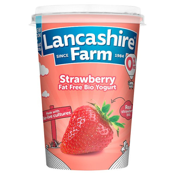 Lancashire Farm Low Fat Strawberry Yoghurt 450g