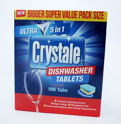 Crystale Dishwasher Tablets 100pk*