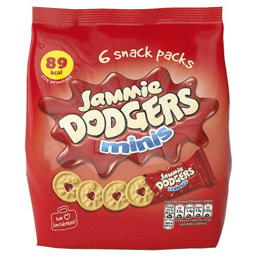 Jammie Dodgers Minis Snack Packs (6x20g)