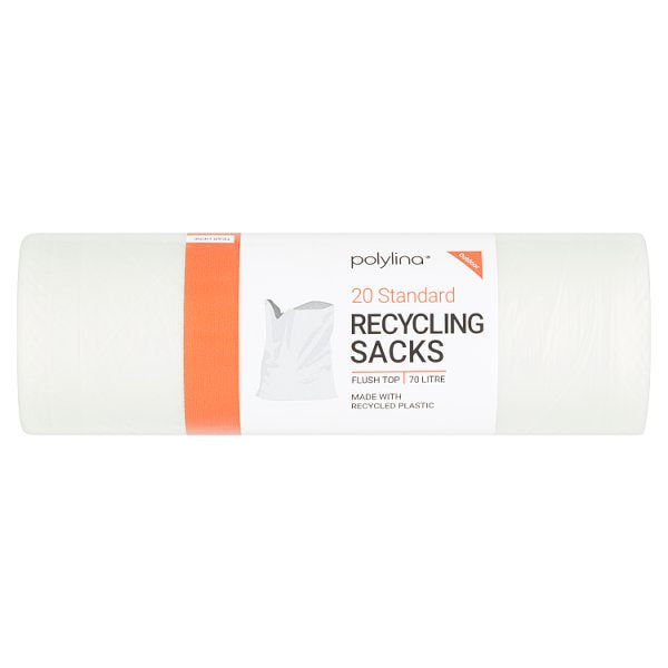 Polylina Clear Recycling Sacks 20pk*