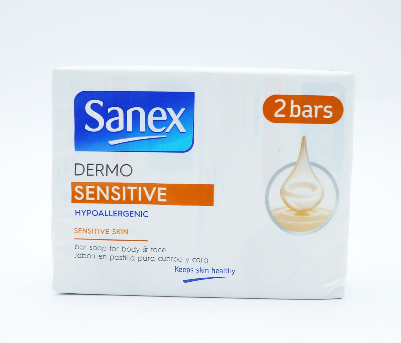Sanex Dermo Sensitive Skin Bar Soap 2x90g*