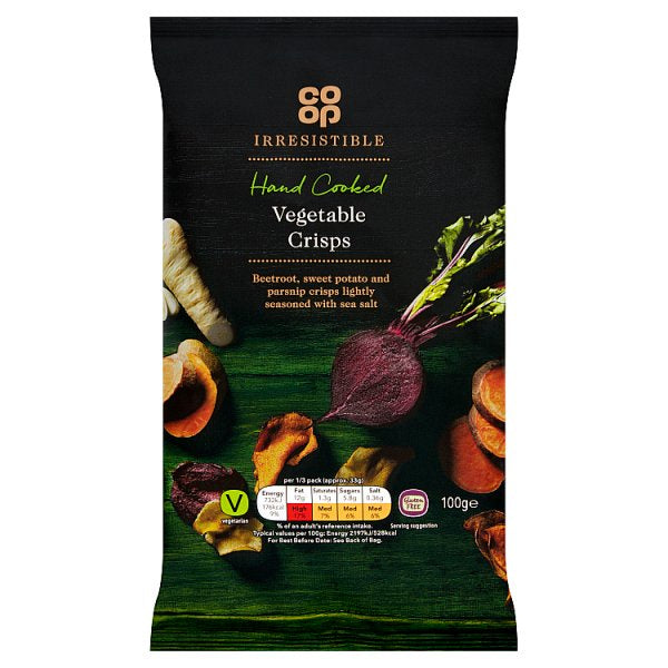 Co-op Vegetable Crisps 100g*