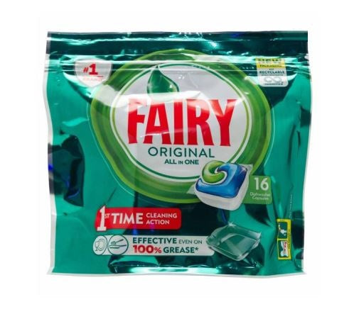 Fairy Dishwasher Tablets AIO Original 17pk*