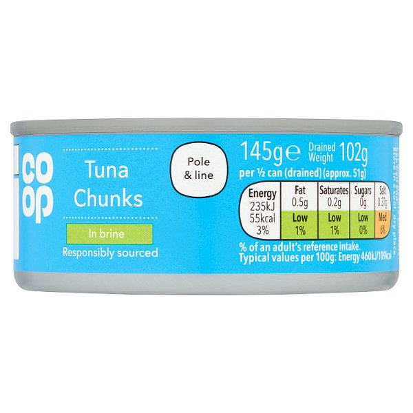 Co-op Tuna Chunks in Brine 145g
