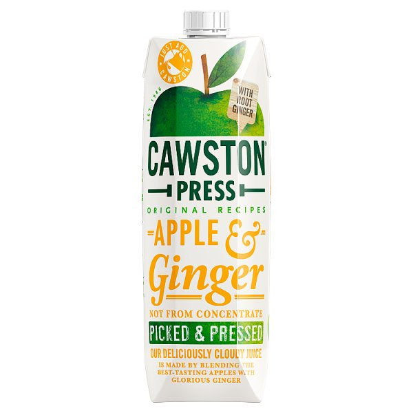 Cawston Press Apple & Ginger Juice 1L*