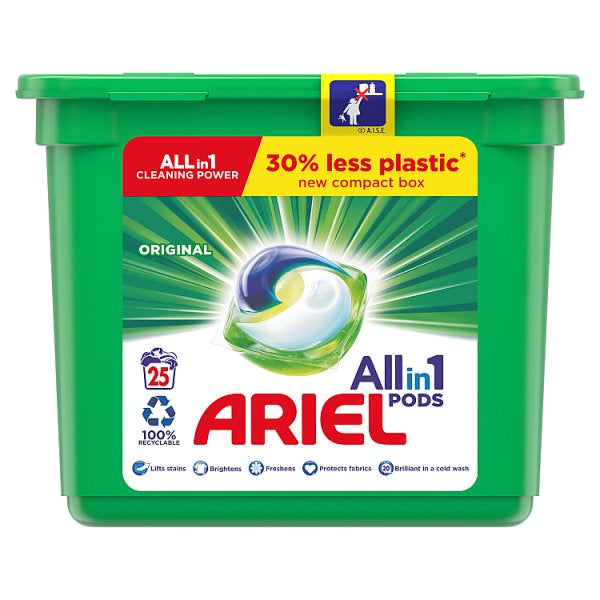 Ariel Original 3 in 1 Pods 25pk*#
