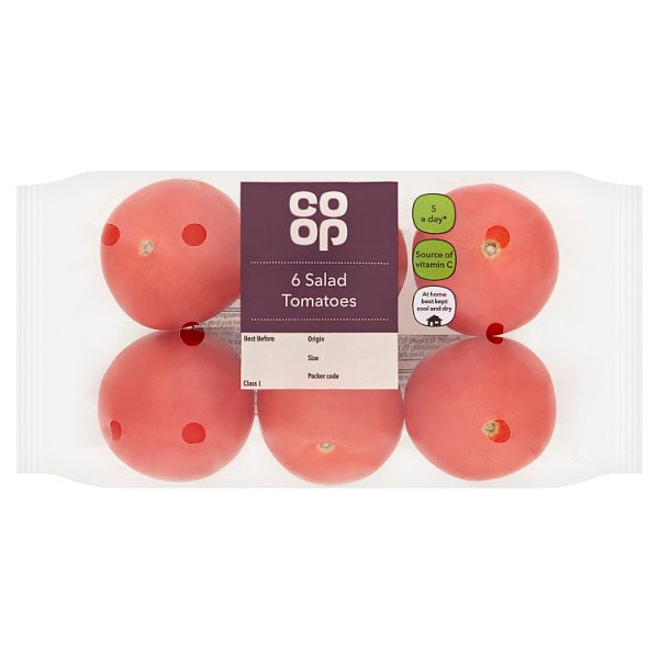 Co Op Salad Tomatoes 6 pack