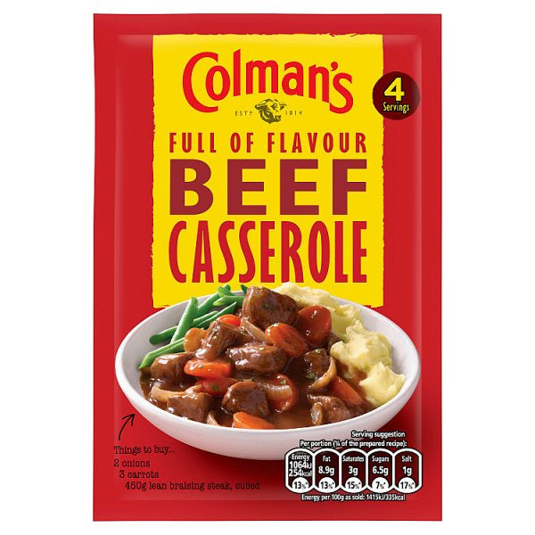 Colman's Beef Casserole 40g #