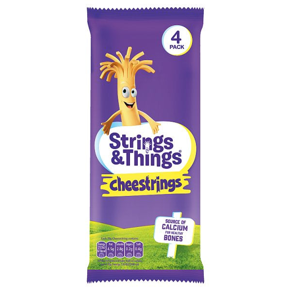 Cheesestrings Cheddar 4pk #