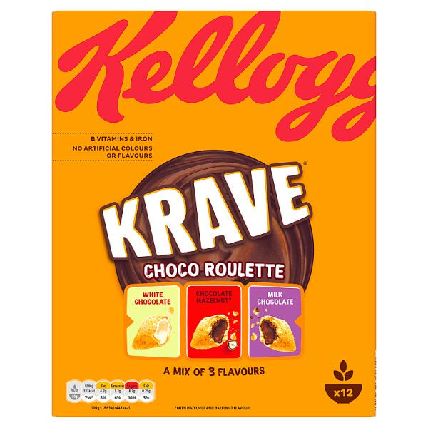Kelloggs Krave Choco Roulette 375g