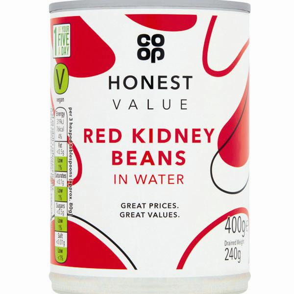 Co-op Honest Value Red Kidney Beans 400g
