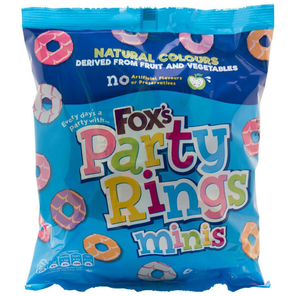 Fox's Party Rings Minis (6pk)