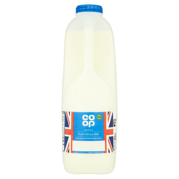 Co-op Fresh Whole Milk 1.136L