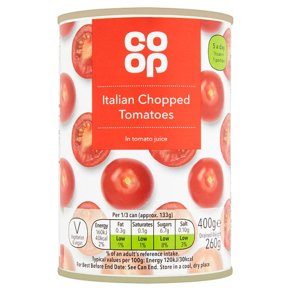 Co-op Chopped Tomatoes 400g