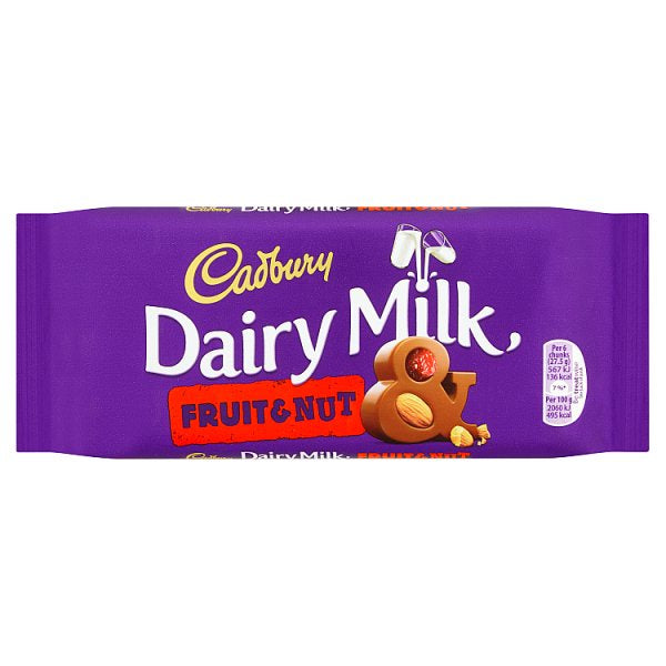 Cadbury Fruit and Nut 110g *
