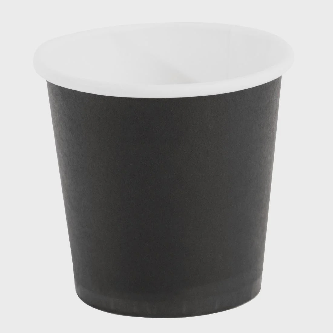Disposable Insulated Mini Black Cups 4oz  50pk