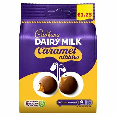 Cadbury Dairy Milk Caramel Nibbles  95g *