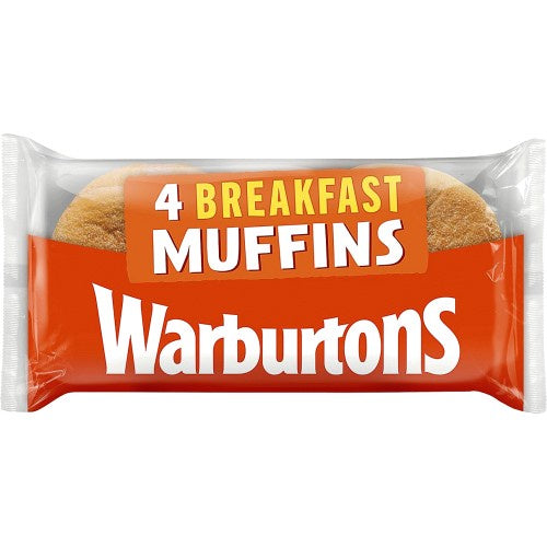 Warburtons 4 Breakfast Muffins